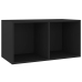 Caja para discos de vinilo madera contrachapada negro71x34x36cm