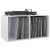 Caja para discos vinilo madera contrachapada blanco 71x34x36cm