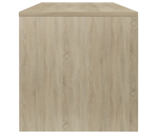 Mesa de centro madera contrachapada roble Sonoma 100x40x40 cm