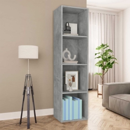 Estantería de libros/mueble TV madera contrachapada 36x30x143cm
