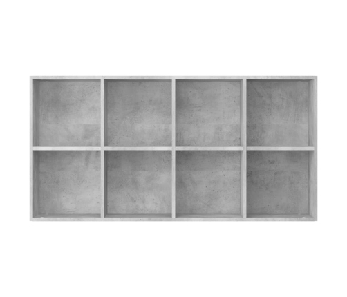 vidaXL Estantería/Aparador madera contrachapada gris 66x30x130 cm