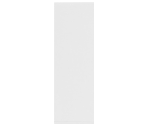 vidaXL Estantería/Aparador madera contrachapada blanco 50x25x80 cm