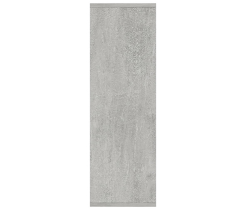 Estantería/Aparador madera contrachapada gris 50x25x80 cm