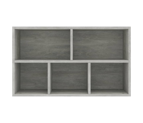 Estantería/Aparador madera contrachapada gris 50x25x80 cm