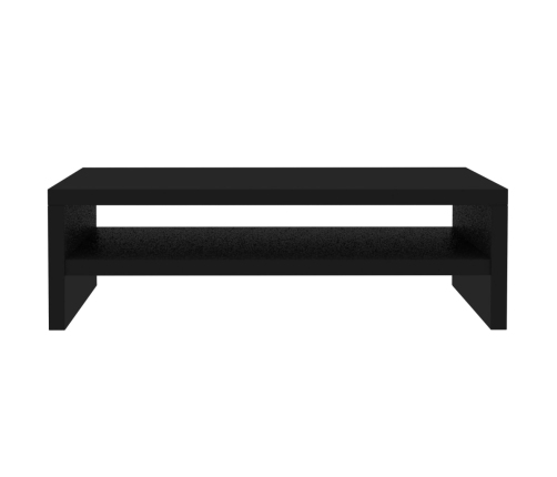 vidaXL Soporte para pantalla madera contrachapada negro 42x24x13 cm