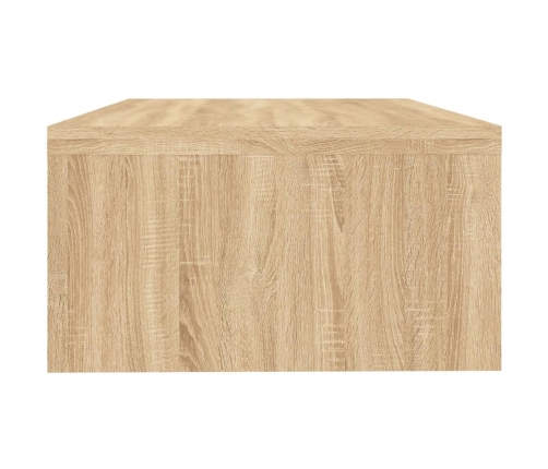 vidaXL Soporte de monitor madera contrachapada roble sonoma 42x24x13cm