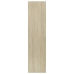 Armario de madera contrachapada color roble 50x50x200 cm