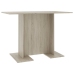 vidaXL Mesa de comedor madera contrachapada roble sonoma 110x60x75cm