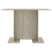 vidaXL Mesa de comedor madera contrachapada roble sonoma 110x60x75cm