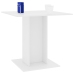 vidaXL Mesa de comedor de madera contrachapada blanco 80x80x75 cm