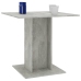 Mesa de comedor madera contrachapada gris hormigón 80x80x75 cm