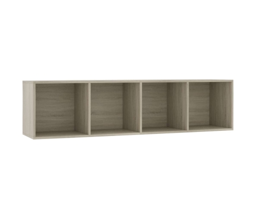 vidaXL Estantería/mueble de TV roble Sonoma 143x30x36 cm