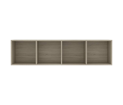 vidaXL Estantería/mueble de TV roble Sonoma 143x30x36 cm