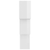 Estante pared de cubo contrachapada blanco brillo 68x15x68 cm