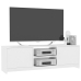 Mueble para TV madera contrachapada blanco 120x30x37,5 cm