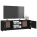 Mueble para TV madera contrachapada negro 120x30x37,5 cm