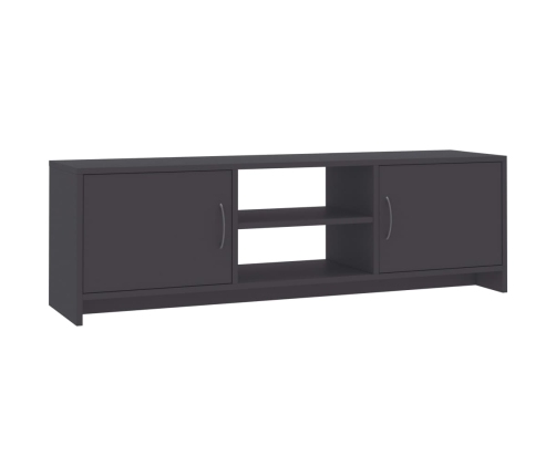 Mueble para TV madera contrachapada gris 120x30x37,5 cm