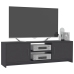 Mueble para TV madera contrachapada gris 120x30x37,5 cm