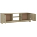 Mueble de TV madera contrachapada color roble 120x30x37,5cm