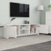 Mueble TV madera contrachapada blanco brillante 120x30x37,5cm