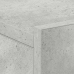 Mesitas de noche flotantes 2 ud madera ingeniería gris hormigón