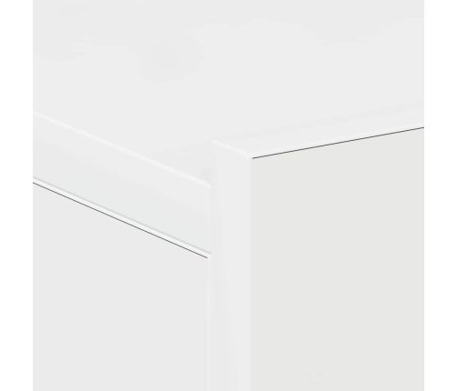Mesitas noche flotante 2 uds contrachapada blanco 40x30x15 cm