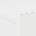 Mesitas noche flotante 2 uds contrachapada blanco 40x30x15 cm