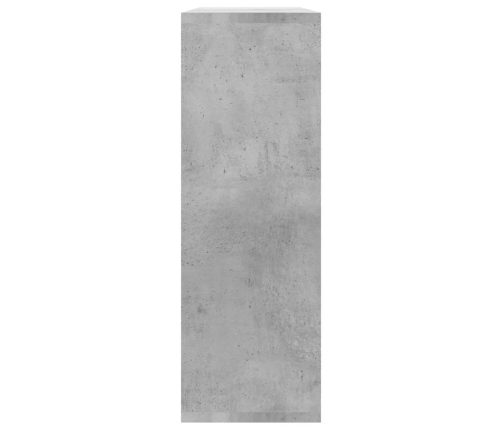 vidaXL Estantes de pared de contrachapada gris hormigón 104x20x58,5 cm