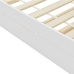 vidaXL Estructura de sofá cama madera de pino blanco 90x200 cm