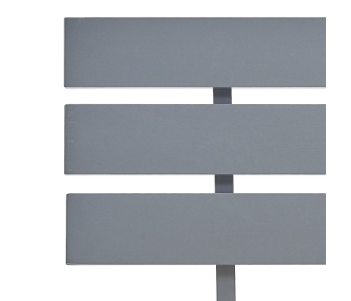 Estructura de cama sin colchón madera de pino gris 160x200 cm