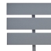 Estructura de cama sin colchón madera de pino gris 160x200 cm