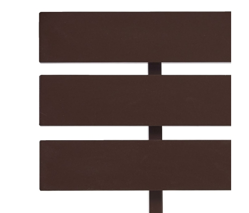 Estructura cama sin colchón madera pino marrón oscuro 100x200cm