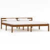 Estructura cama sin colchón madera pino marrón miel 160x200 cm