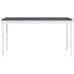 vidaXL Mesa de comedor de madera de pino blanco y gris 140x70x73 cm