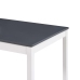 vidaXL Mesa de comedor de madera de pino blanco y gris 180x90x73 cm