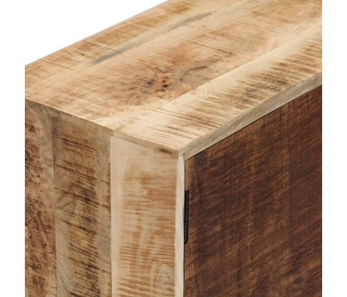 Aparador de madera maciza de mango 118x30x62 cm