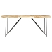 Mesa de comedor de madera maciza de mango 180x90x76 cm