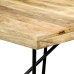 Mesa de comedor de madera maciza de mango 180x90x76 cm