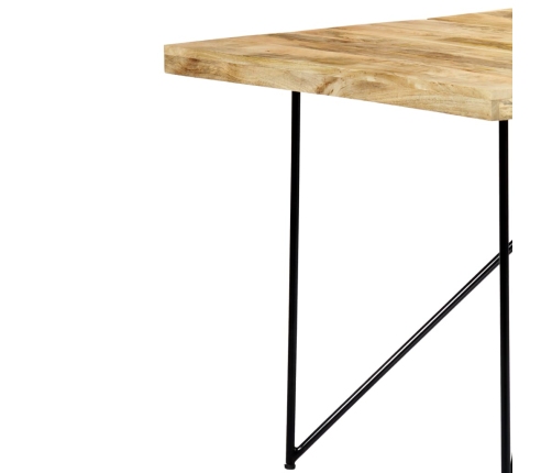 Mesa de comedor de madera maciza de mango 180x90x76 cm