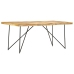 Mesa de comedor de madera maciza de mango 180x90x76 cm