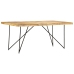 Mesa de comedor de madera maciza de mango 180x90x76 cm