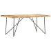 Mesa de comedor de madera maciza de mango 180x90x76 cm