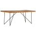 Mesa de comedor de madera maciza de acacia 180x90x76 cm