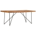 Mesa de comedor de madera maciza de acacia 180x90x76 cm