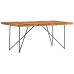 Mesa de comedor de madera maciza de acacia 180x90x76 cm