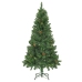 Árbol de Navidad artificial con piñas verde 150 cm