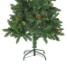 Árbol de Navidad artificial con piñas verde 150 cm