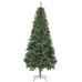 Árbol de Navidad artificial con piñas verde 210 cm