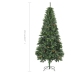 Árbol de Navidad artificial con piñas verde 210 cm