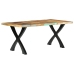 Mesa de comedor de madera maciza reciclada 180x90x76 cm